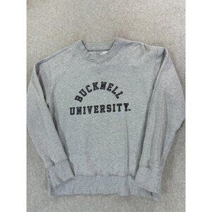 Bucknell Bison HillFlint‎ Campus Crew Sweatshirt (Men's Small) Gray